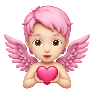 Pink Cupid sticker