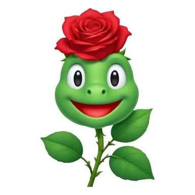 yoshi rose qui et sur mario sticker