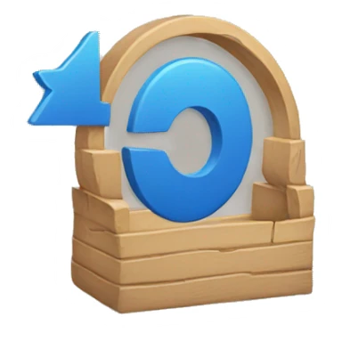 blue loading circle  sticker