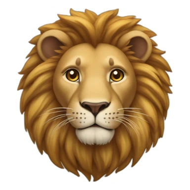 lion sur une souris sticker