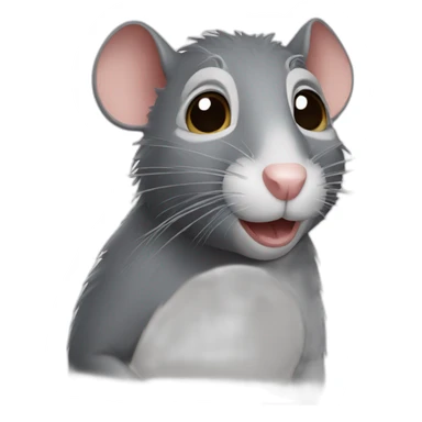 rat in hollywood sticker