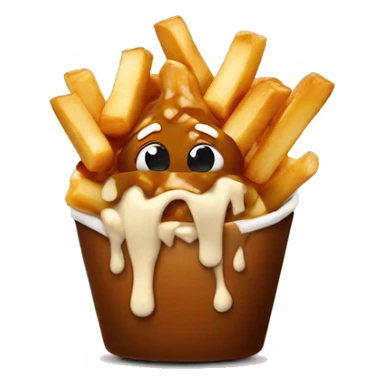 Poutine eat a Poutine sticker