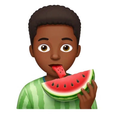 Nigga eat watermelon sticker