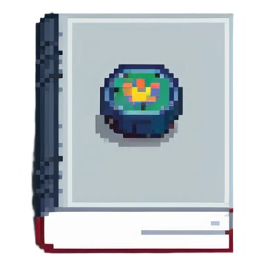 book on a table sticker