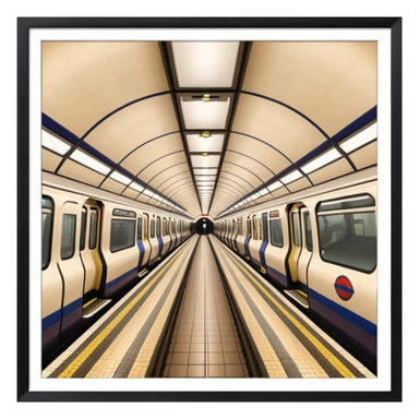 London underground sticker