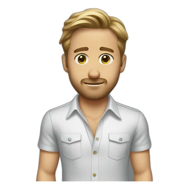 head shaking ryan gosling sticker