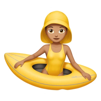 Yellow swimsuit sticker