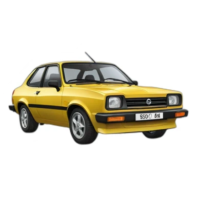 Opel ascona sticker