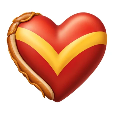 Corazon con bangers de Venezuela sticker