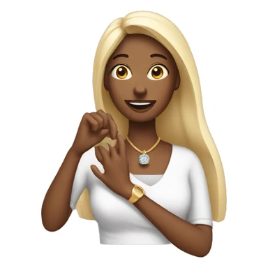 Wife with a ring sticker