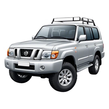 Nissan Patrol y62 - Nissan (Model Year: 2022) (Iconic colour: Silver) sticker