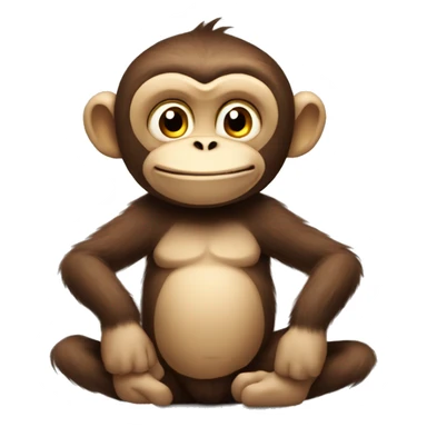 Monkey at work saying "Happy Hump Day" sticker