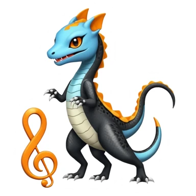 Meloetta-Dewott-Salandit-Pokémon-Fakémon-fusion-hybrid-creature sticker