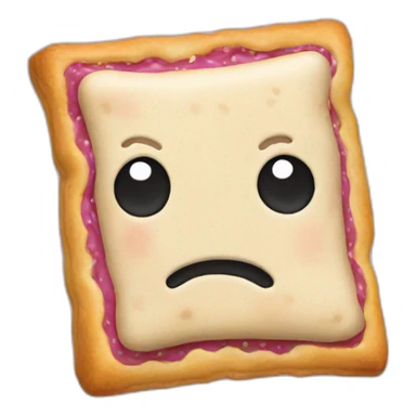 pop tart thinking sticker