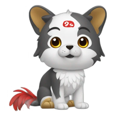 Mascotte Jeux Olympique sticker