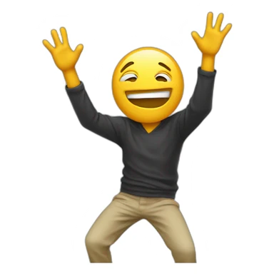 Personne qui dab sticker