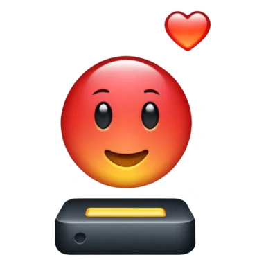 Objetos de estudos nos tons vermelhos sticker