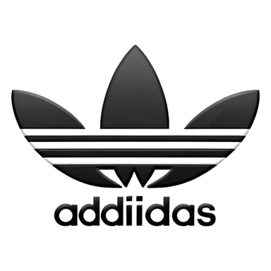 A sign like the old adidas logo sticker