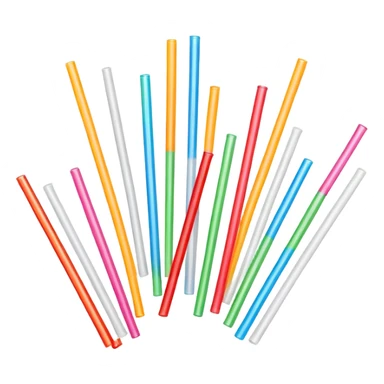 soda straws sticker