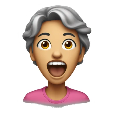 mimi shouting wikwi sticker