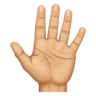 UN MANO, A PUGNO, CON CINQUE DITA, E IL MIGNOLO, L' ULTIMO DITO, ALL' IN SÙ  sticker