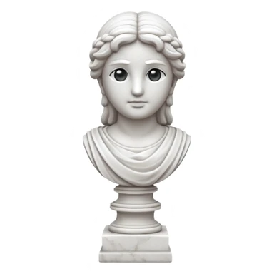 fais une statue grecque sticker