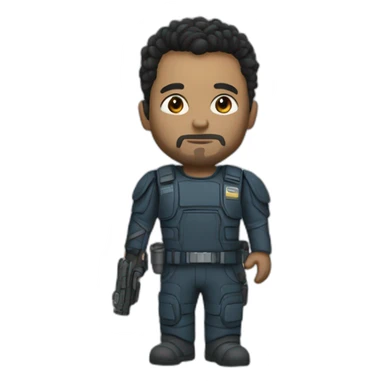 miller from The Expanse sticker