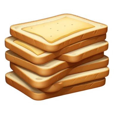 bread slice stacked sticker