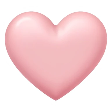 Light pastel pink heart sticker