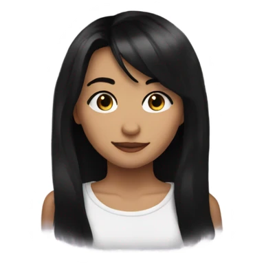 Mikey Madison actress black hair sticker