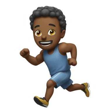 un ladron corriendo sticker