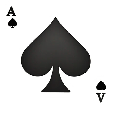 Ace poker card sticker