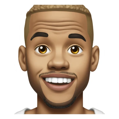 Hyper Realistic Chris Brown forever album  sticker