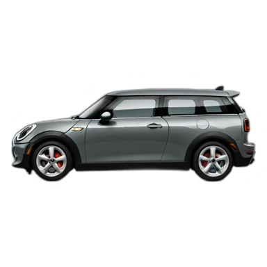 Mini clubman grey sticker