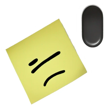 a sticky note sticker