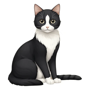 три кошки черная,коричневая,белая с бокалом вина sticker