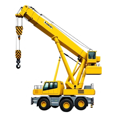 Crane - Liebherr LTM 1200-5.1 (Model Year: 2022) (Iconic colour: Yellow) sticker