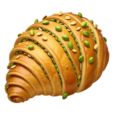pistachio croissant sticker