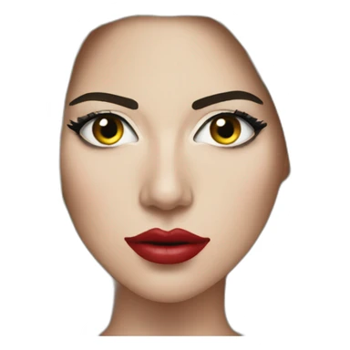 Lady Gaga poker face sticker