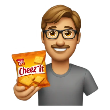 cheez it maker sticker