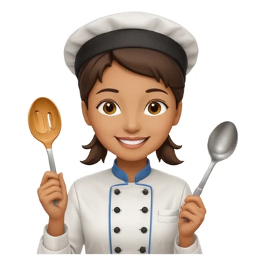  woman Chef with Spoon sticker