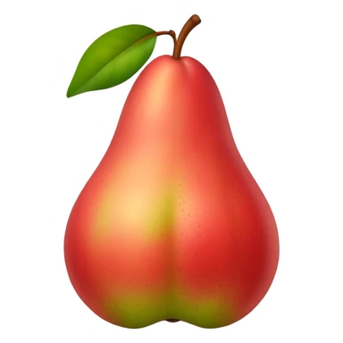 pear with red blush  sticker