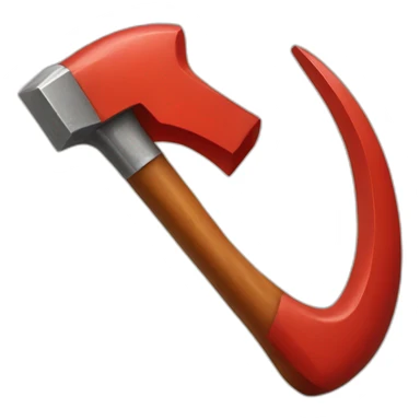 Hammer and sickle sticker