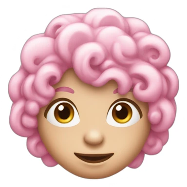 Singe de couleur rose sticker