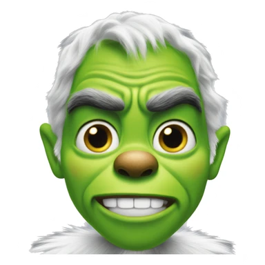 henry cavill as grinch sticker