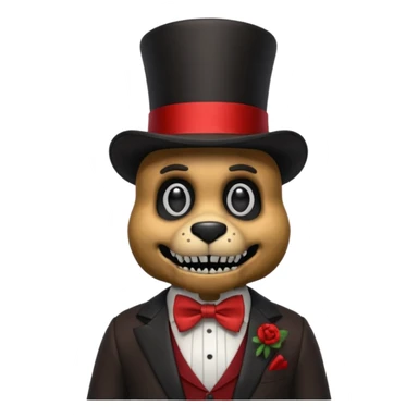 Freddy Fazbear from Five Nights At Freddy's Moive sticker