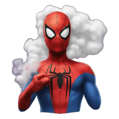 Spiderman fume sticker