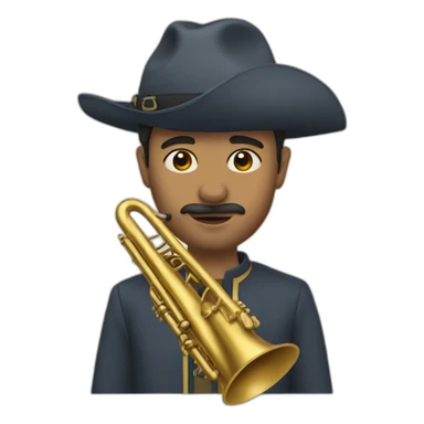 Gitan fait trompette sticker