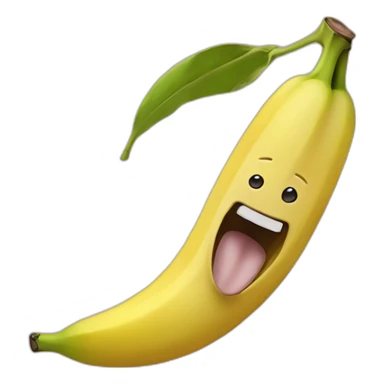 Banane qui souris sticker