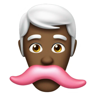 Stick out tongue mysteriously  sticker